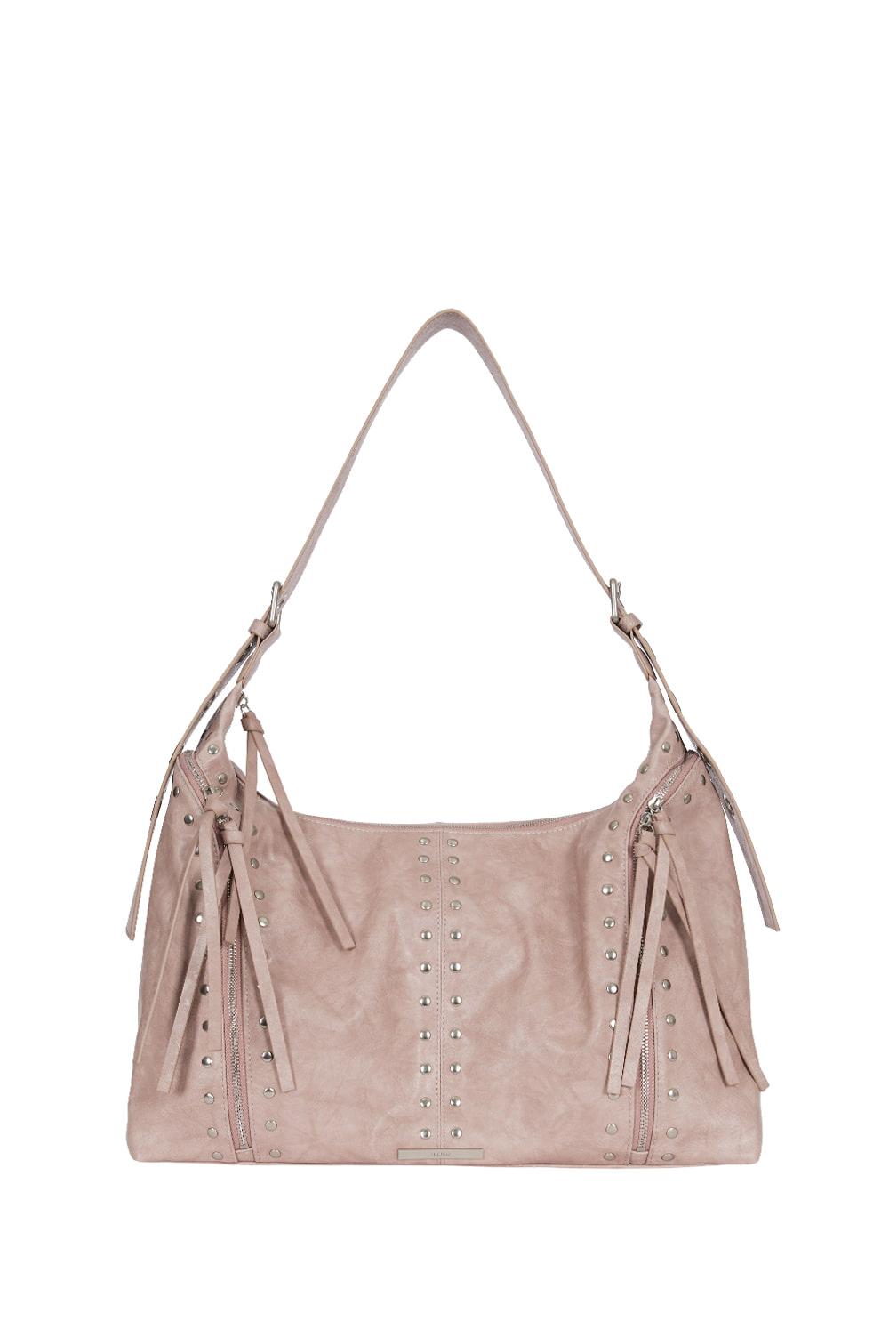 리프 아일렛 빅 숄더 백 핑크