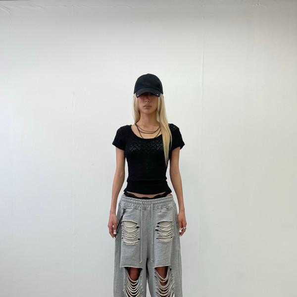 MAX DEMEGE SWEAT PANTS_MELANGE