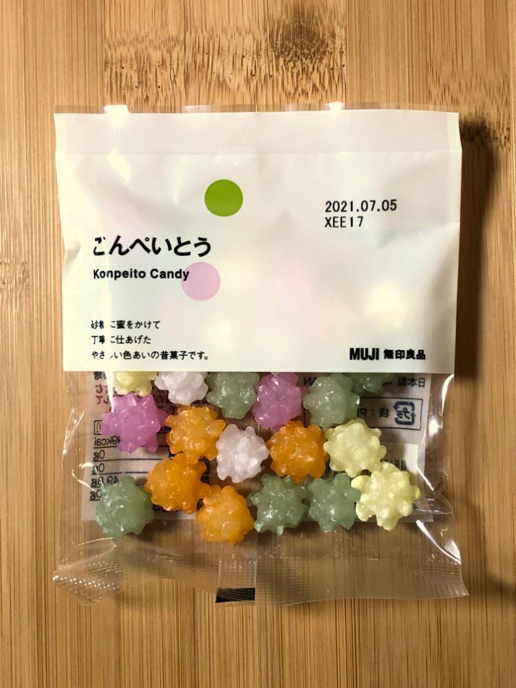 [ 무인양품 ] 콘페이토우 50g / 설탕에 꿀을 더한 컬러풀 별사탕 / 일본 사탕 [원산지:일본]