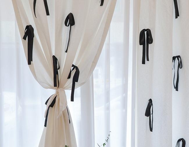 쁘띠 리본 커튼