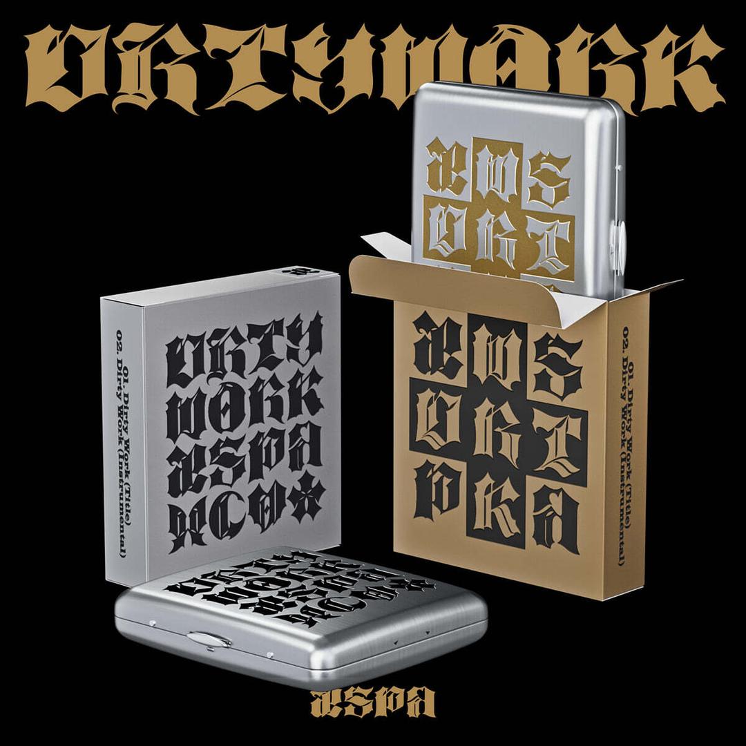 에스파 (aespa) - 싱글앨범 : Dirty Work [Dirty Case Ver.][2종 중 1종 랜덤발송]