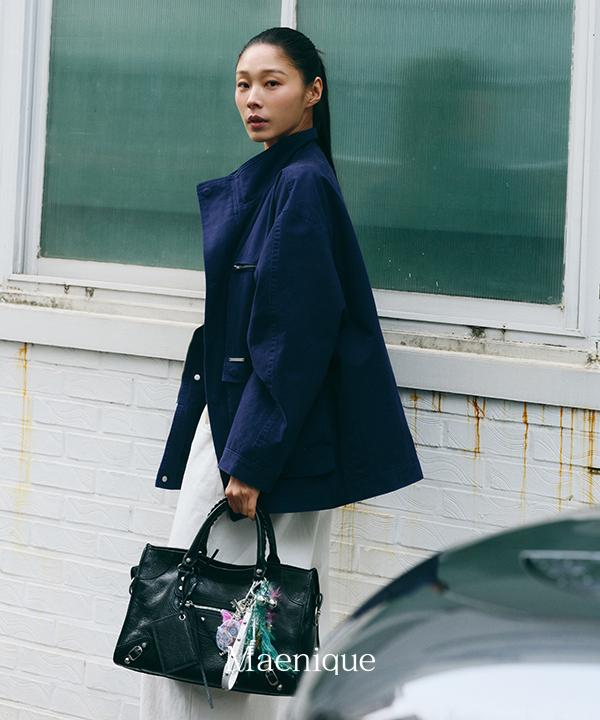 매니크 [🌿봄신상/MNQ] 에피나 오버핏 코튼 야상 자켓 (UNISEX)