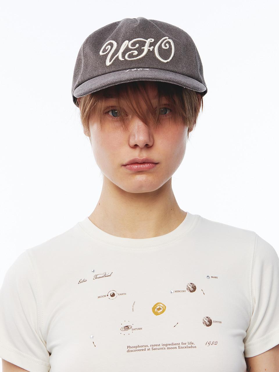 UFO Camp Cap UNISEX Charcoal