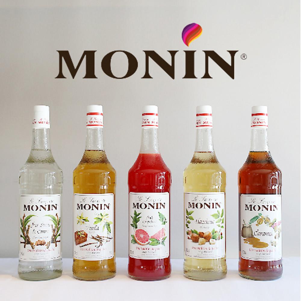 MONIN 모닌 시럽 1000ml 케인슈가 바닐라 자몽 레몬 헤이즐넛 카라멜 외 19종