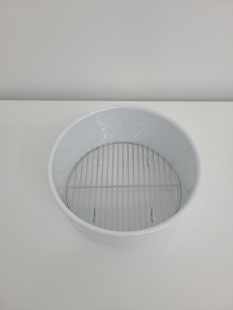 국산 이엔텍 에어 프라이어 법랑 용기 SS(망포함)