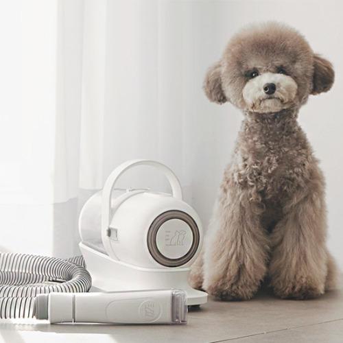 럽마이펫 5 in 1 스마트진공미용기 - 털관리부터 발바닥 관리까지 한번에 끝!