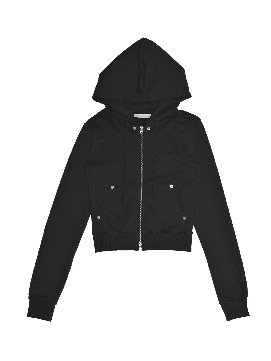 STUD CROP HOODIE