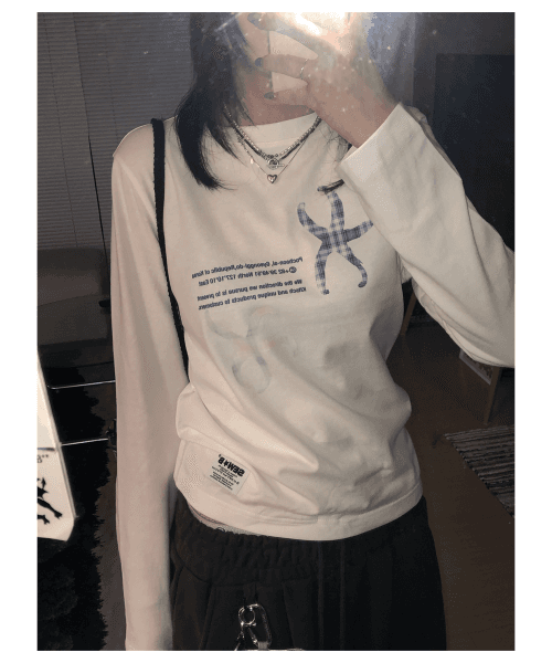 세미크롭 CH 긴팔티