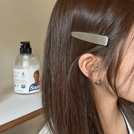 삼각 메탈 헤어핀