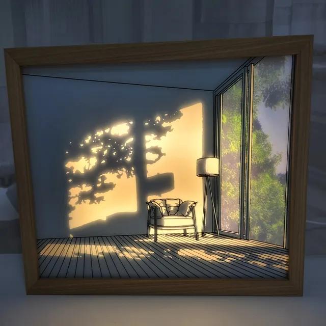led 감성 인테리어 액자 그림 캔버스 캔뷰 거실 조명 소품 풍경 집들이 예쁜 침실 카페 무드등 아기방 아이방 꾸미기 사무실 안방 원룸 벽면 벽 장식 홈카페 신혼집 여자 현관 우드