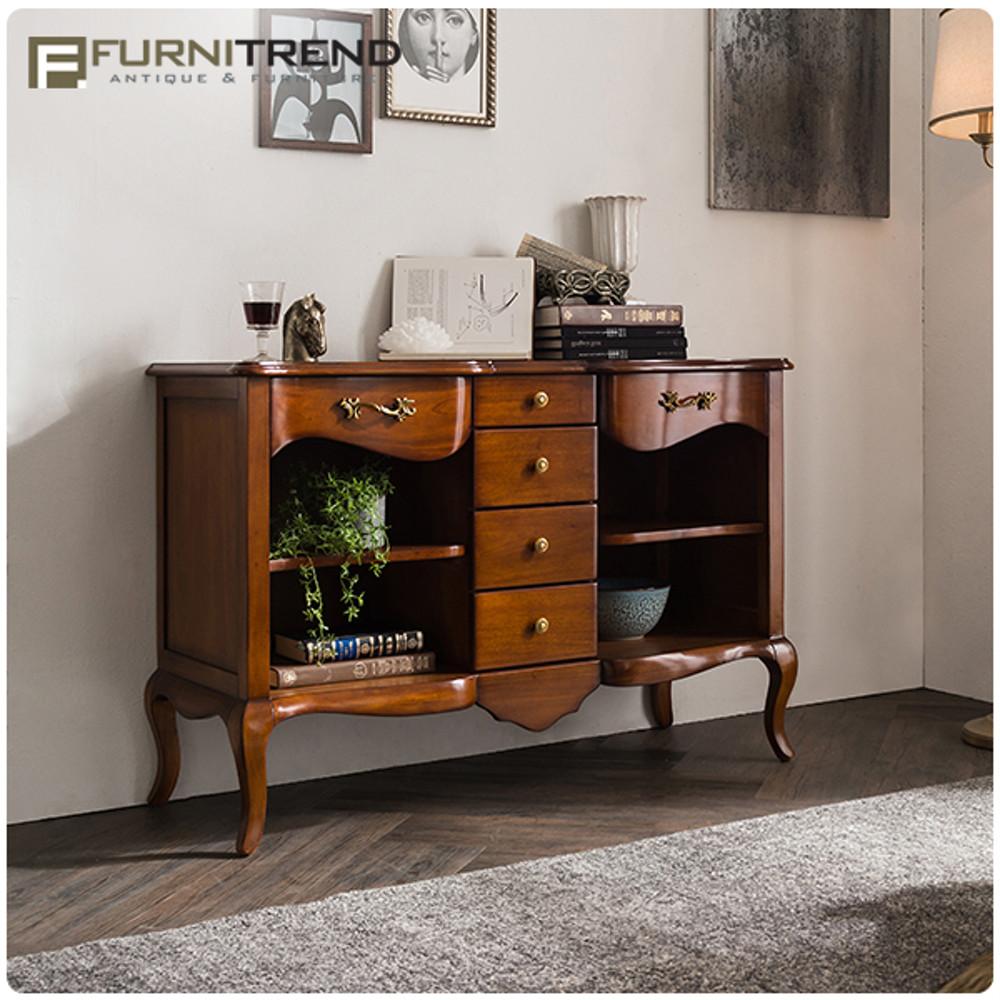 퍼니트랜드 엔틱가구 브레드 러비 엔틱콘솔 수납장 진열장