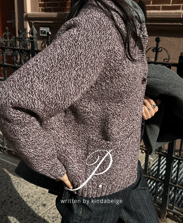 킨다베이지 [page] 올버니 믹스 포켓 가디건 (3color)┃오늘출발