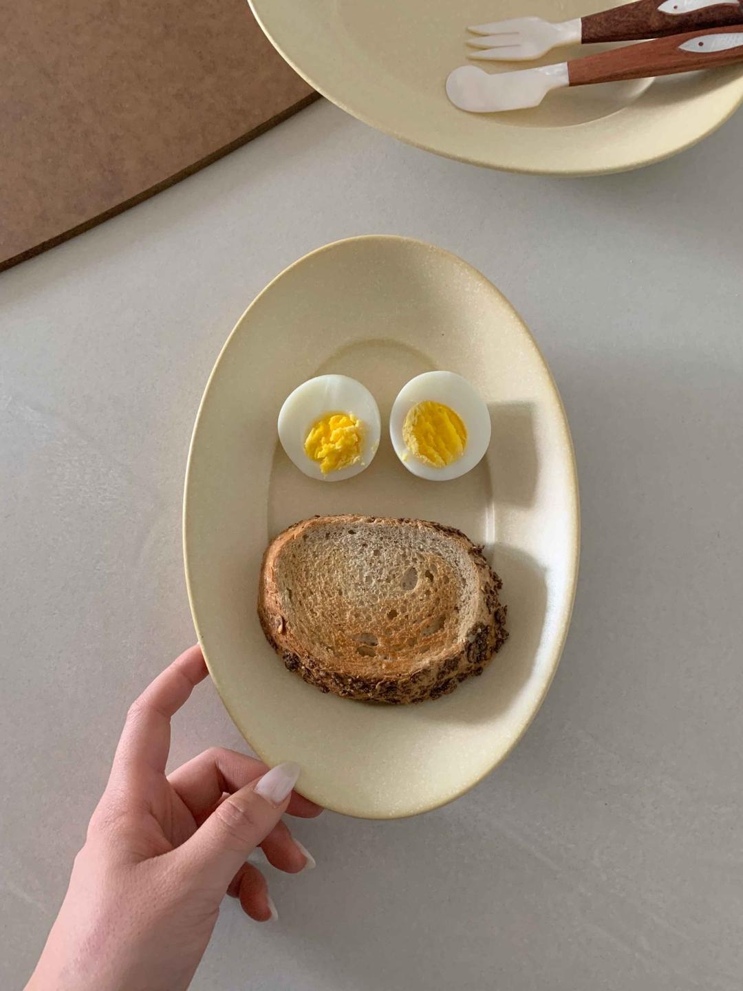 daisy oval plate *재입고*