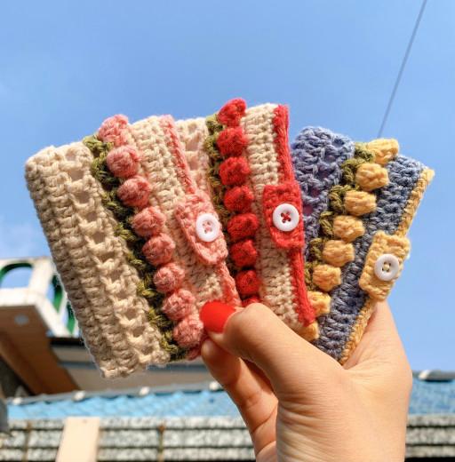 ❤️‍🔥카드8장/지폐&선물포장O❤️‍🔥/튤립카드지갑