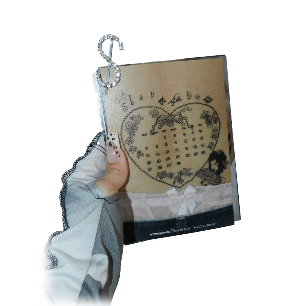 ꒰ A6꒱  ☀2025 Tattooed calendar  "yes, it's a calendar\"
