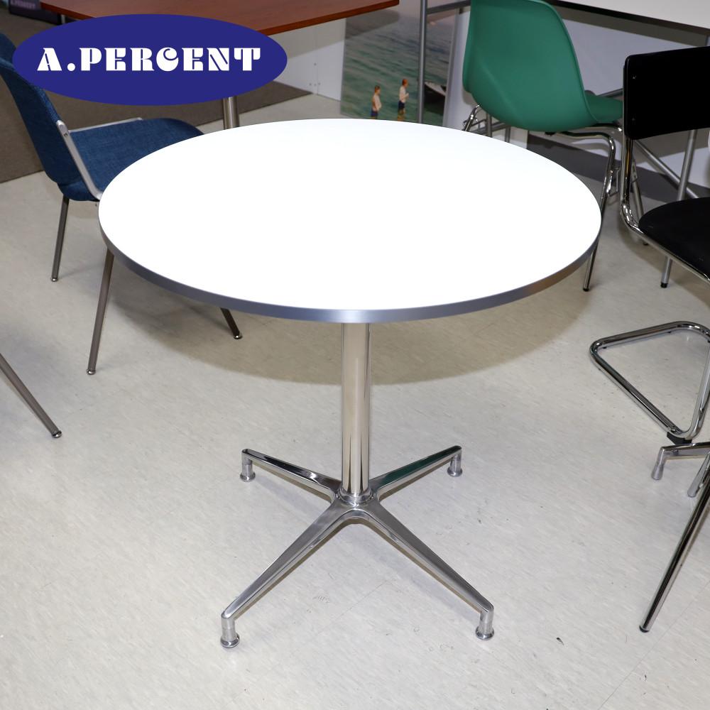 [에이퍼센트] TMI 03 플러스 화이트 하얀 원형 테이블 카페 미드 센추리 모던 호랑이가구