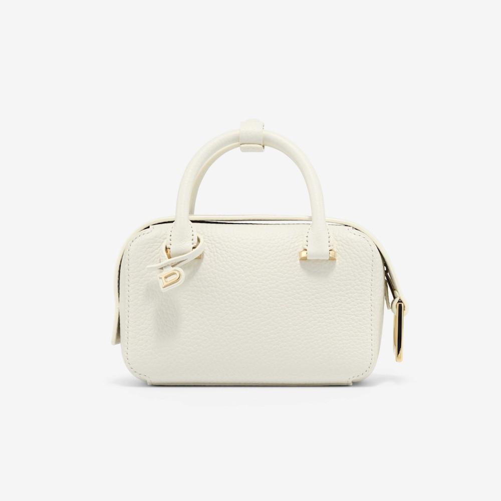 델보 쿨 박스 나노 토트 백 토리옹 소프트 아이보리 DELVAUX Cool Box Nano Taurillon Soft Ivory AA0669AQY010DDO