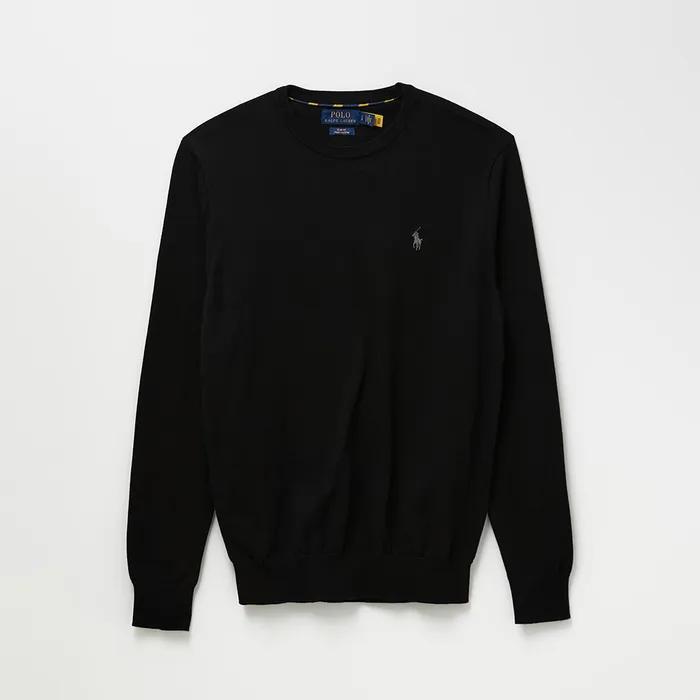 롱슬리브 코튼 스웨터 (BLACK)