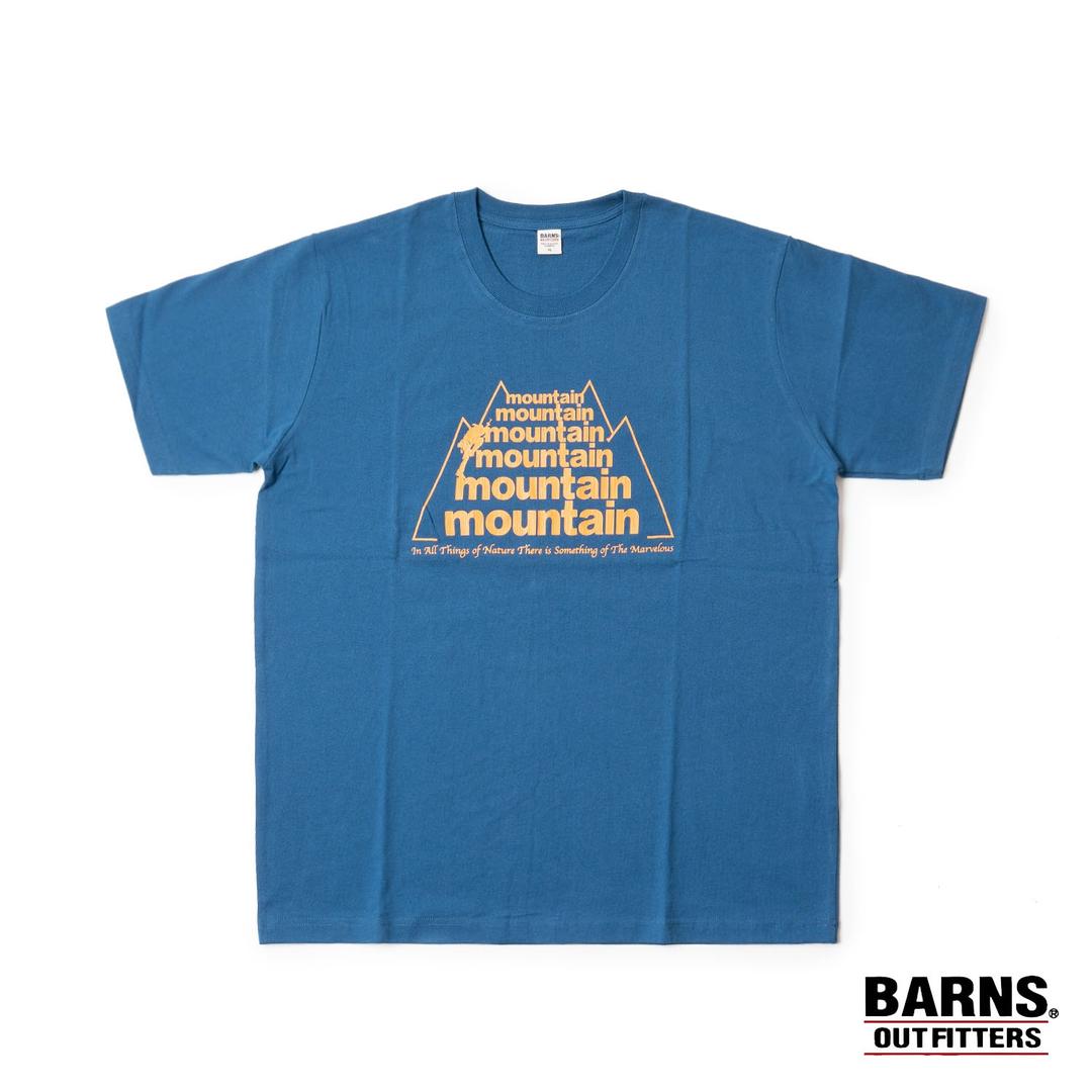SELLOUT S/S PRINT T-SHIRT  MOUNTAIN  (Blue)