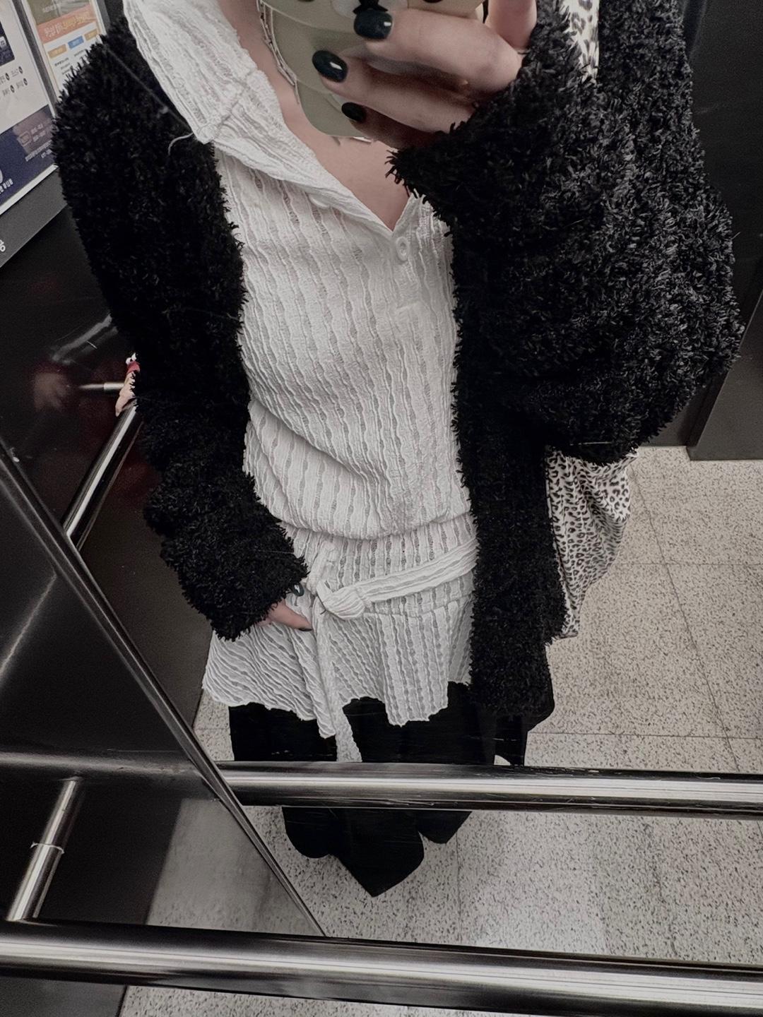 살랑 허리 벨트 후드