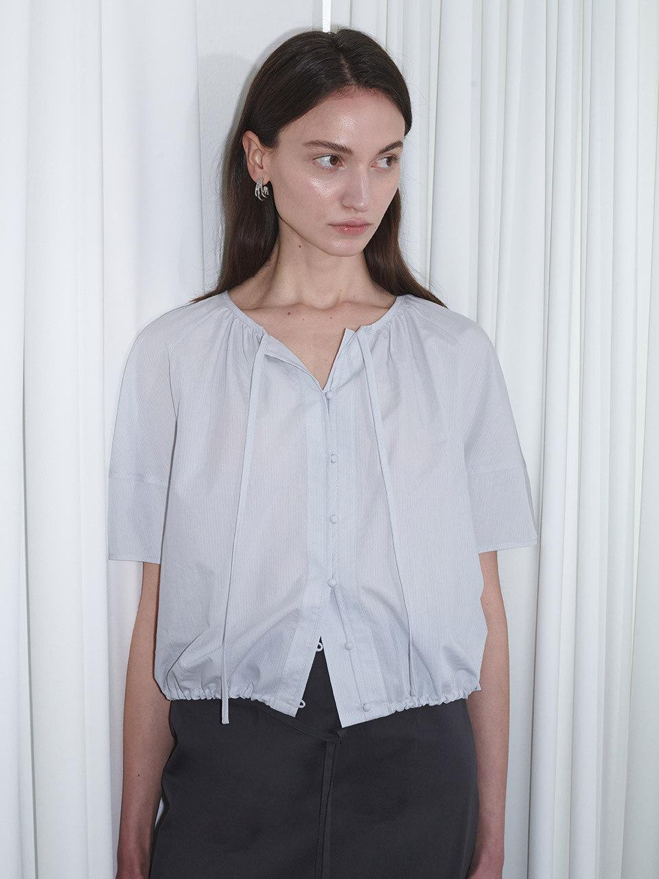 Striped String Blouse SW5MB224_2color