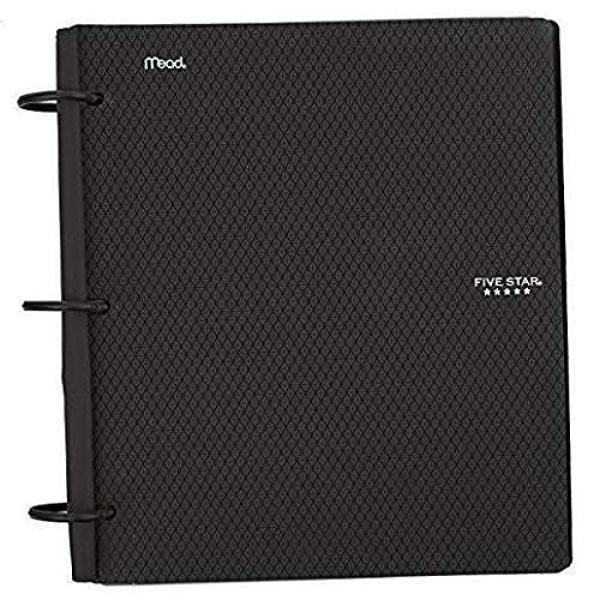 Five Star Flex 29324AA2 하이브리드 노트바인더, 3.8cm (1-1/2 인치) 바인더, 노트북 및 올인원 바인더, 블랙