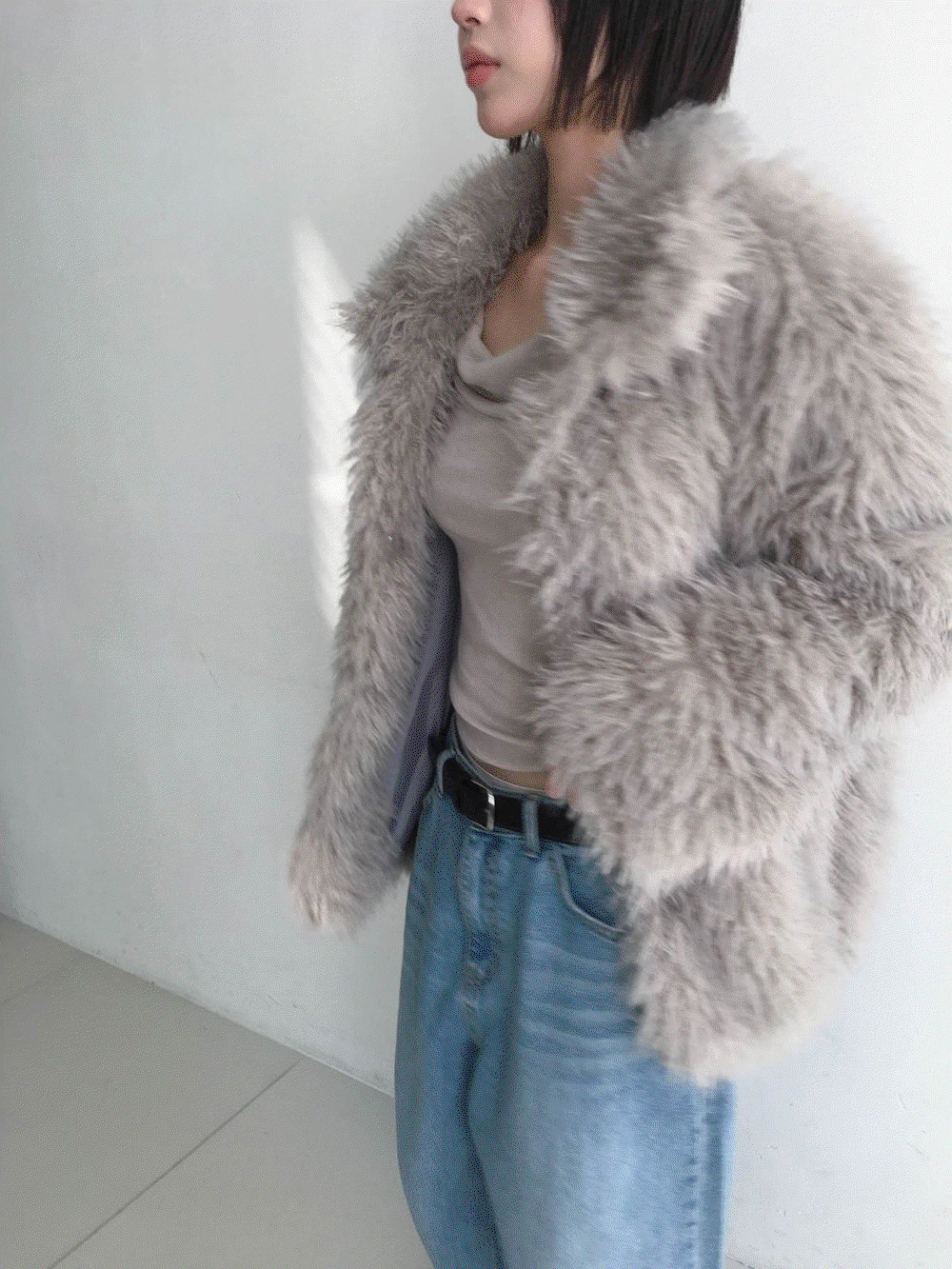 푸들 하프 퍼자켓 (2colors)