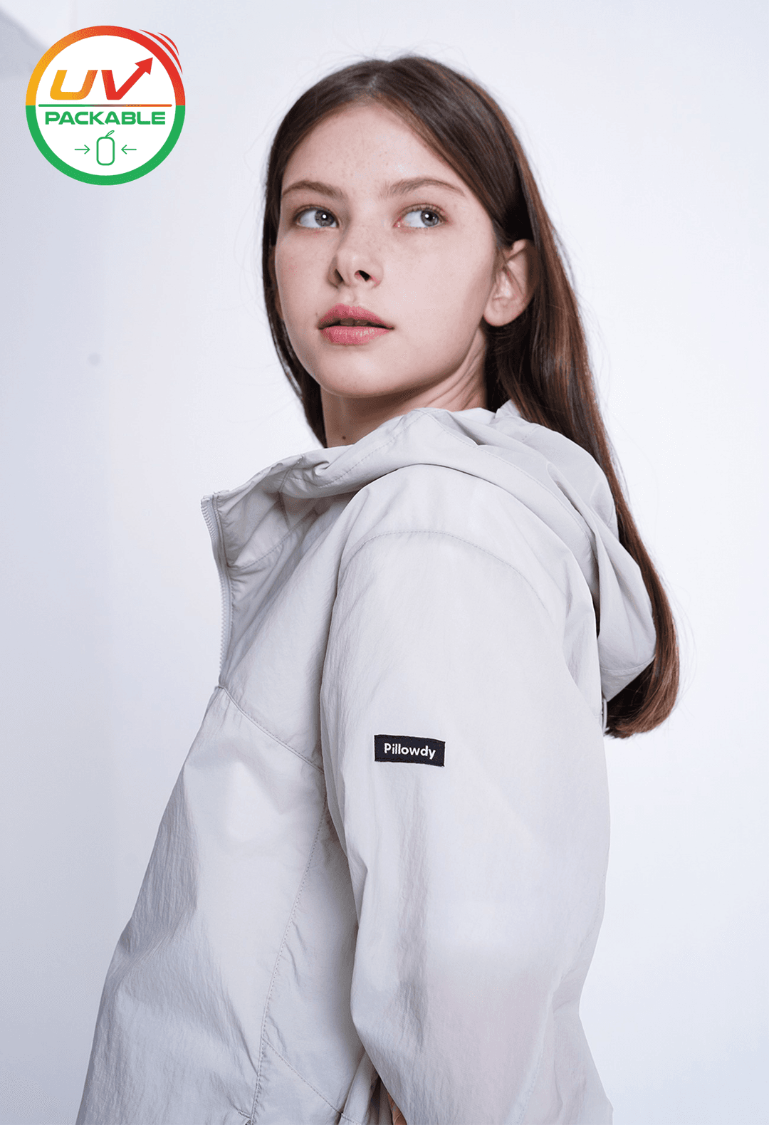 [필로우디] Pillowdy UV Light Windbreaker V2 - L/Beige