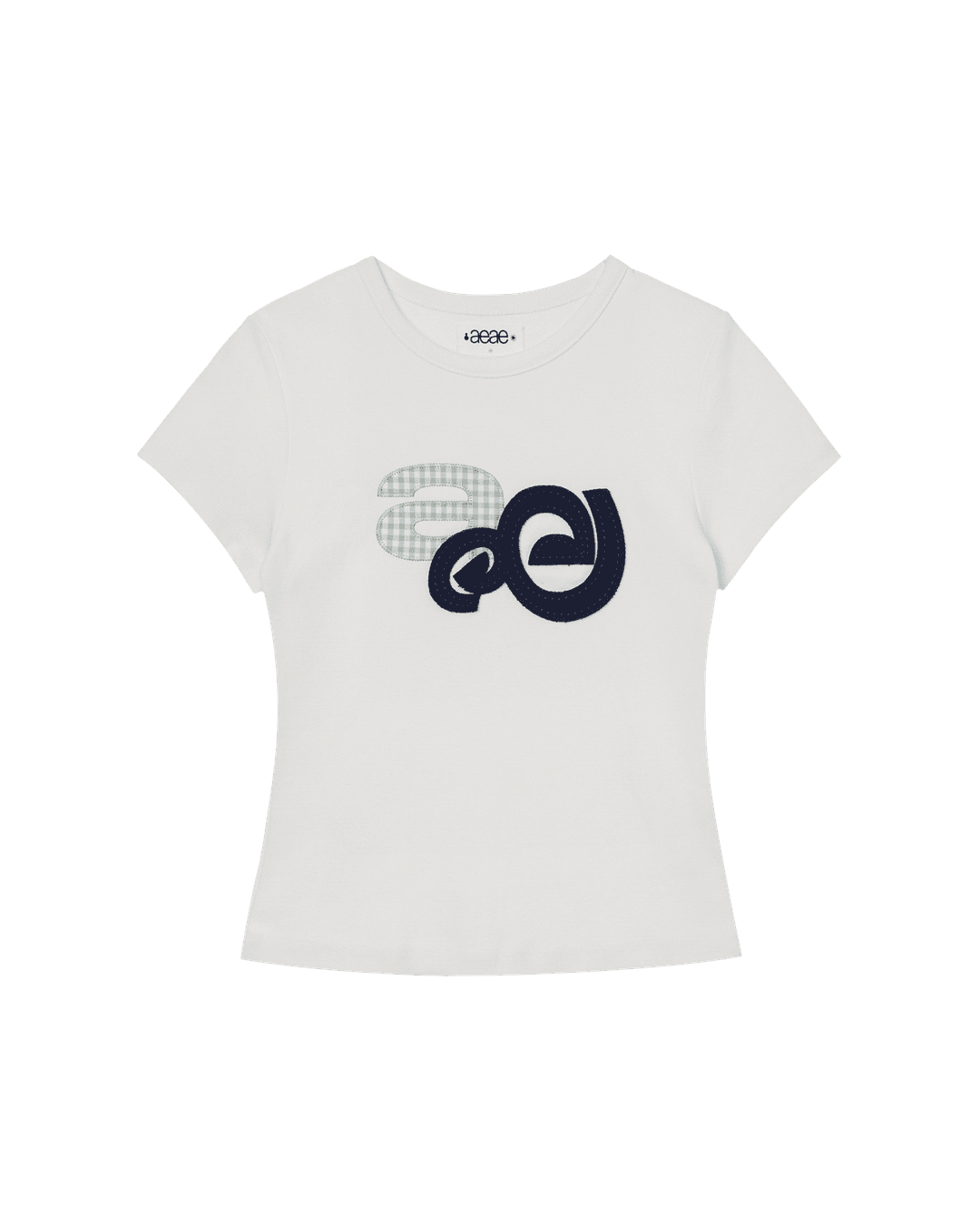 [4/16 예약발송] APPLIQUE LOGO TEE [WHITE]