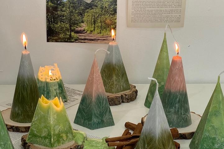 포레스트 오브제 캔들 (오각뿔)