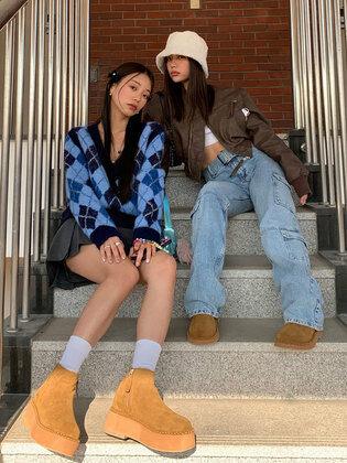 [단독]Mogul mini boots (2colors)