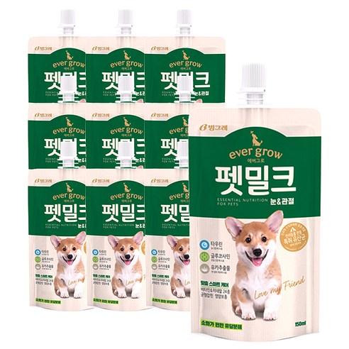 에버그로 펫밀크, 눈&관절 맛, 150ml, 10개 - 음료 | 쿠팡