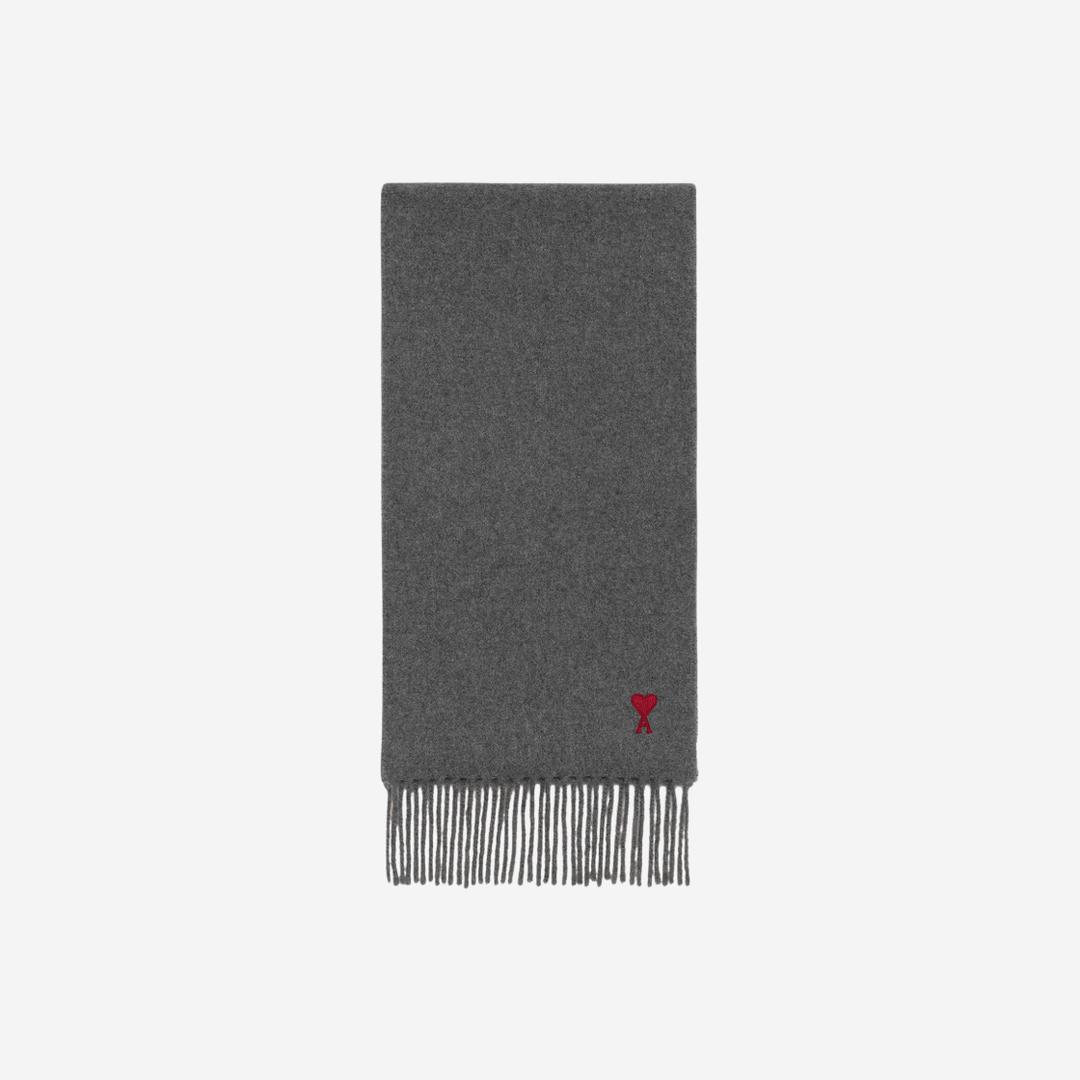 AMI de Coeur Scarf Dark Grey