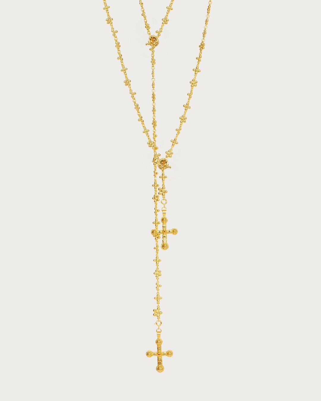 Daisy Molecule Chain Set - Gold