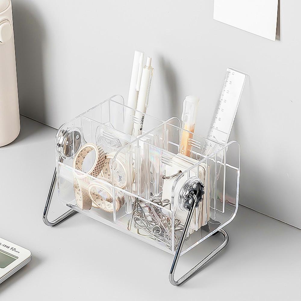 투명 리모컨거치대 수납 다용도 소품 정리함 리모컨 보관함 수납함