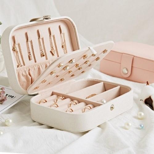 [BEST] 블루밍 악세사리 쥬얼리 2단 귀걸이 보관함 보석함 (2color)
