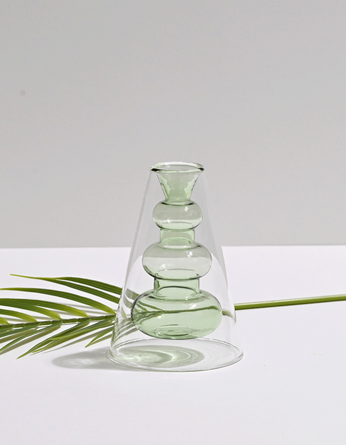 pretty vase series (green)