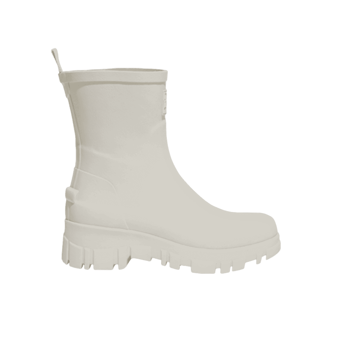 (W) Rockfishweatherwear Flatform Middle Rain Boots Cream