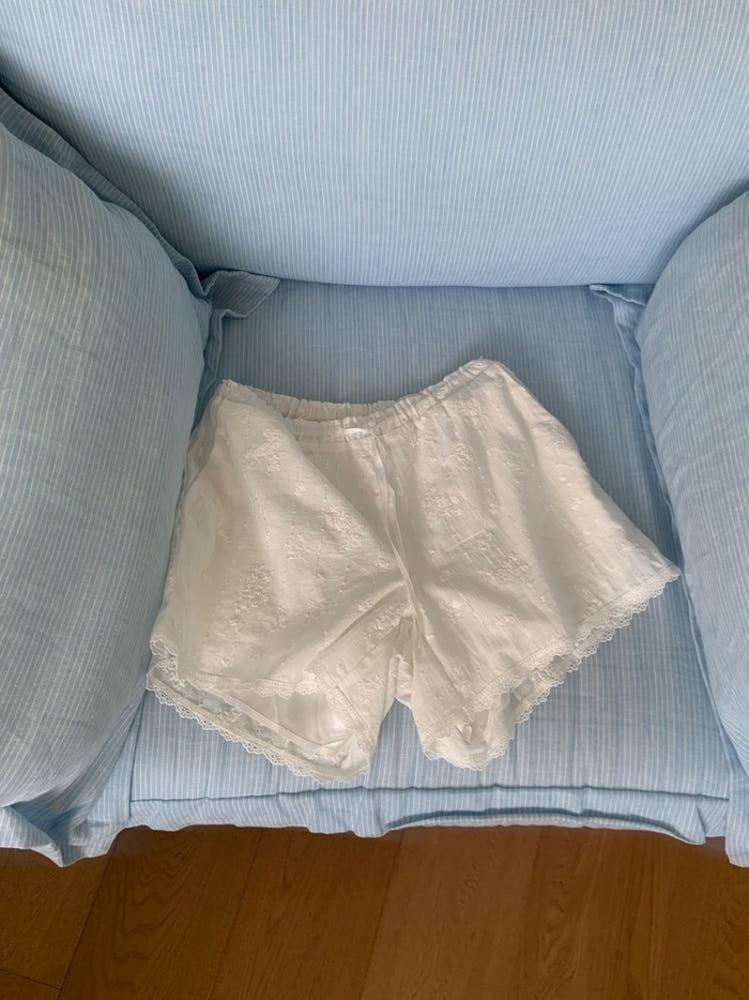 (made)biscuit 002 퓨어 레이스 빈티지 숏 팬츠