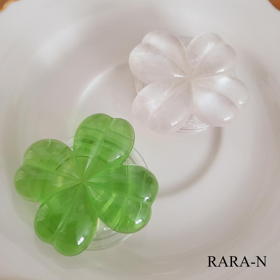 라라앤 [최저가🍀당일출고]호마이카 네잎클로버 스마트톡 야광 그립톡