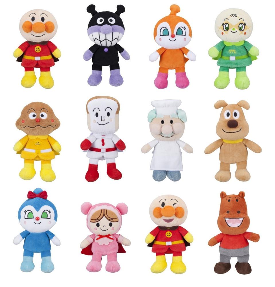 호빵맨 인형 세균맨 카레빵맨 식빵맨 잼아저씨 치즈 메론빵 짤랑이 딸랑이 아가짱 버터누나 (11종)