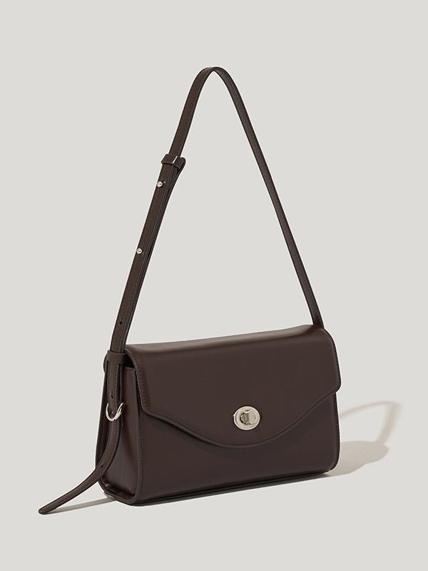 미뇽 숄더백 Mignon Shoulder bag - 다크 브라운