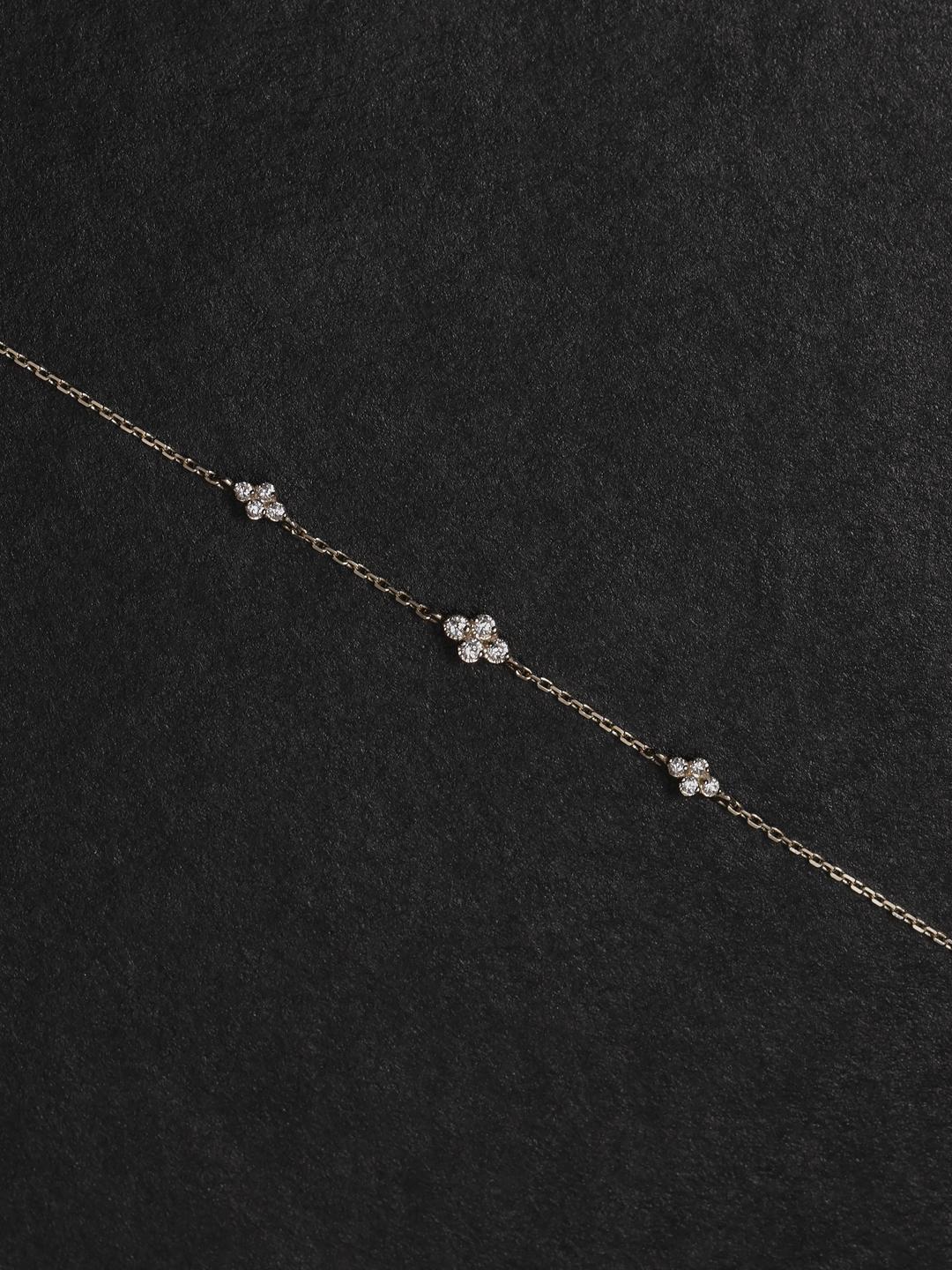 diamant trefle bracelet.