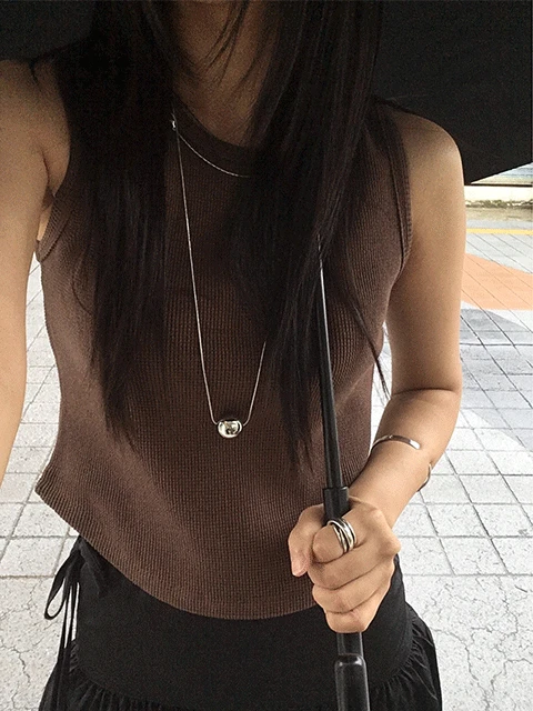 waffle sleeveless (6color)