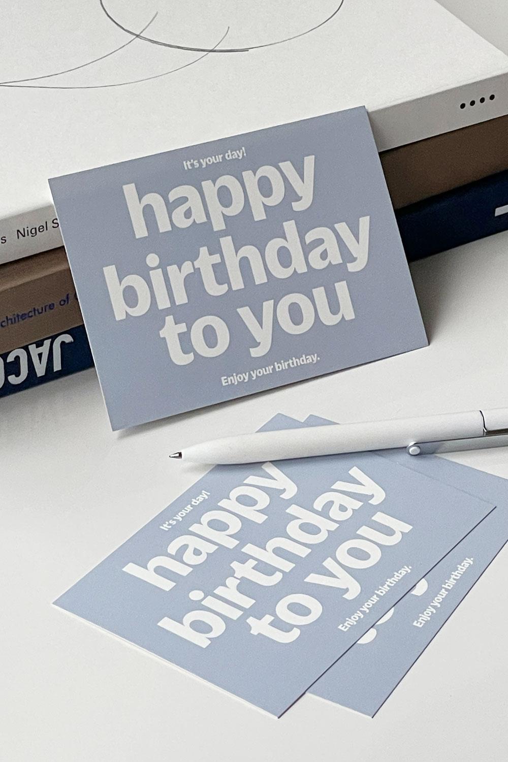 bday Card (BLUE)