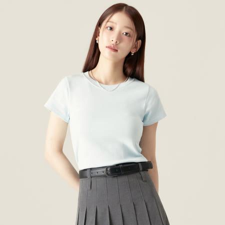 이런 상품 어때요? 로엠 슬림핏 반팔 티셔츠 RMHWF37RT7