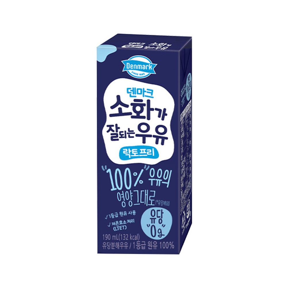 동원 덴마크 소화가 잘되는 우유 190ml 24개 [원산지:상세설명에 표시]