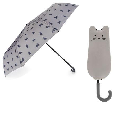 귀여운 고양이 우산 소형우산 3단 수동 우산 휴대용 우산집
