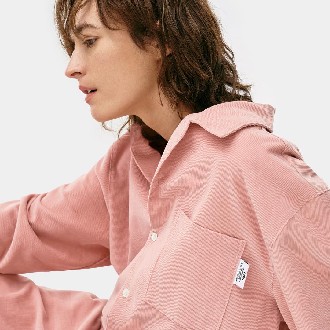 CORDUROY LONG SLEEVED SETS_PINK