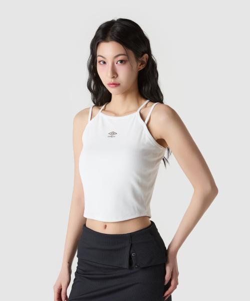 우먼스 골지 브라탑 화이트(UQ222CBR59)